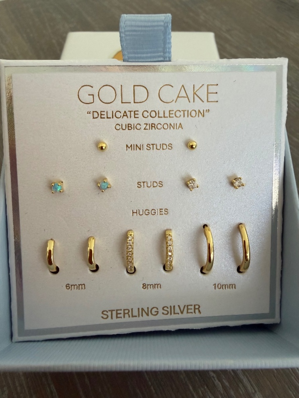 Delicate Collection Sterling Silver Earring Set (Studs & Huggies)